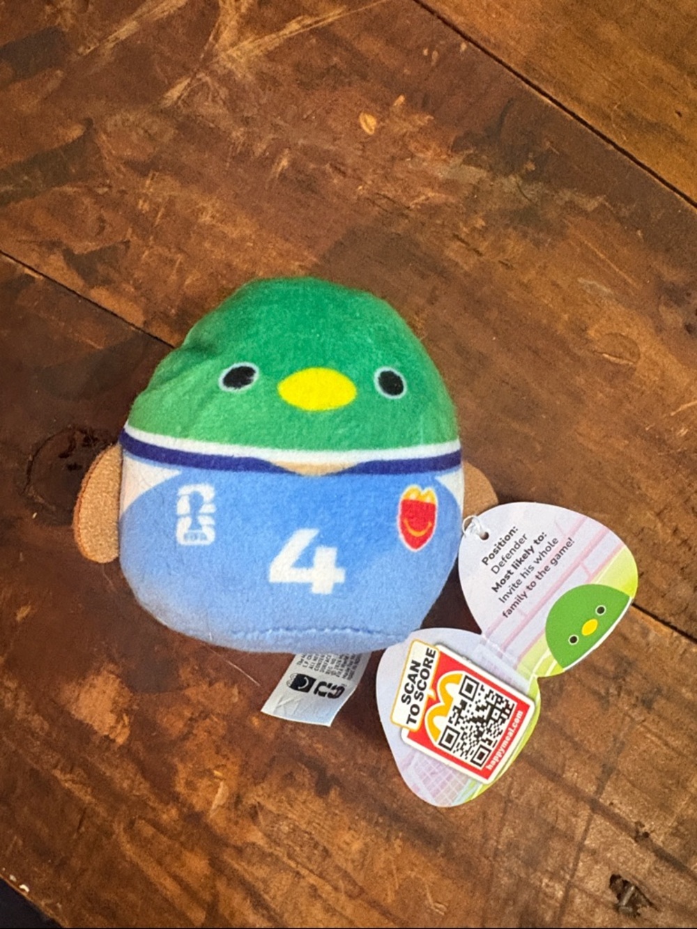 Avery the Duck McDonald's FIFA Micromallow Squishmallow